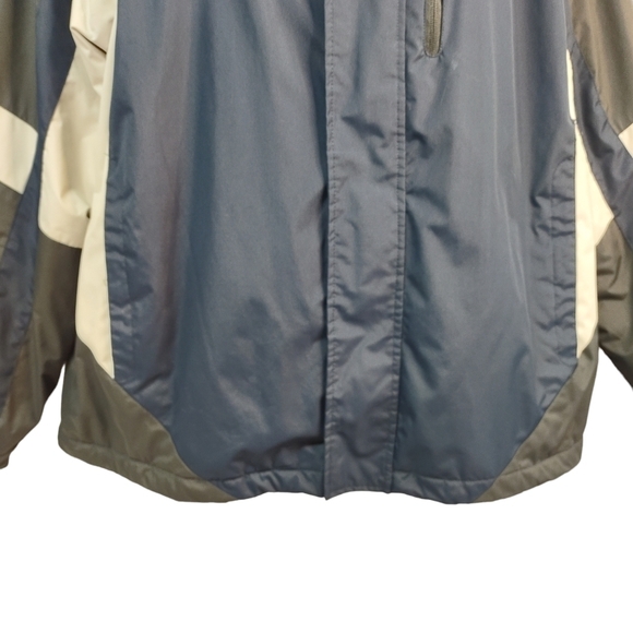 Free Tech Men's Jacket Navy/Gray Fleece Lined Size L (42-44) - Picture 4 of 9